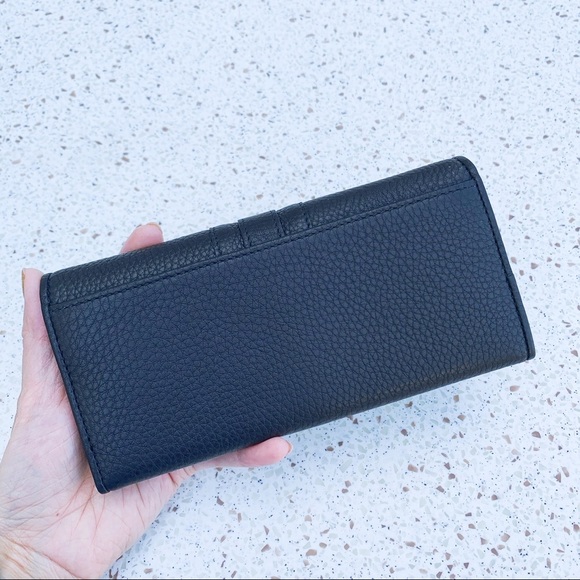 NWT Authentic Gucci Leather Stripe Long Wallet - Picture 2 of 7